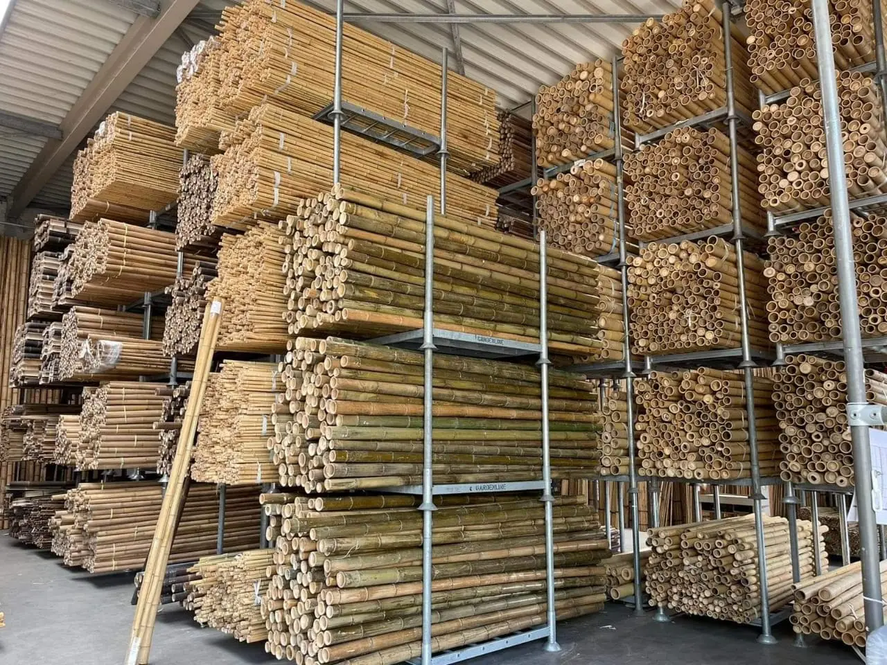 Bambusstangen Länge 200 cm 6-12cm